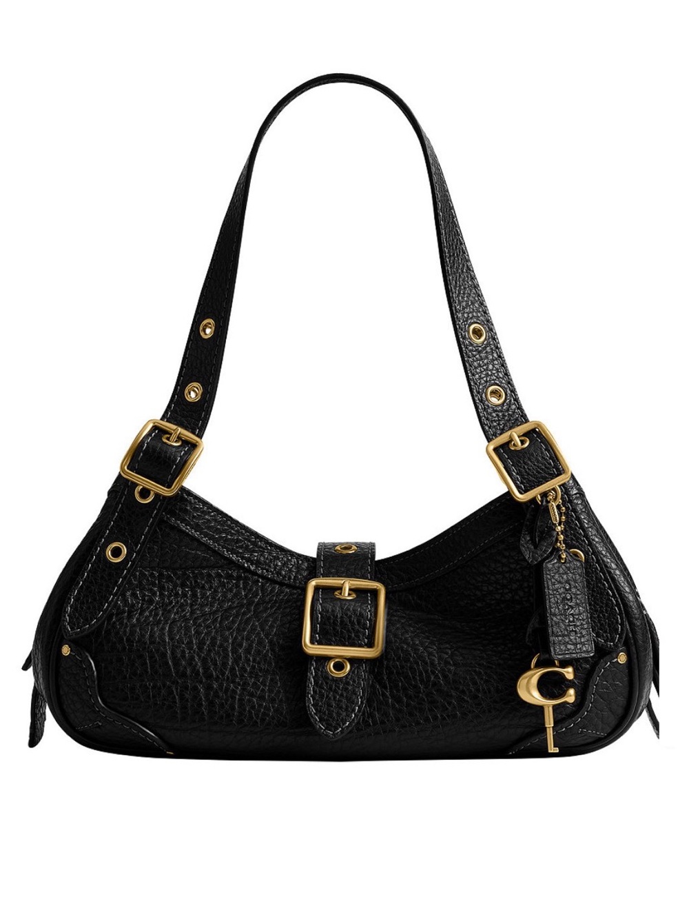 Coach Drifter Medium Pebbled Leather Shoulder Bag 31